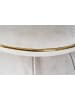Kayoom Hocker Corin in taupe - gold