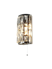 Licht-Erlebnisse Wandlampe (B)16 x (H)27 cm in Chrom Klar/Transparent
