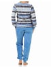 NORMANN Schlafanzug Pyjama langarm Norwegerlook Coralfleece - 58380 in blau