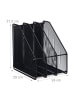 relaxdays Stehsammler in Schwarz - (B)24 x (H)31,5 x (T)29 cm