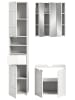 ebuy24 Badmöbelset Solero Weiß 116 x 34 cm