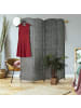 relaxdays Paravent in Grau - (B)160 x (H)170