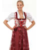 Edelnice Midi Dirndl 2-teilig Estefania in rot