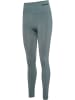 Hummel Leggings Hmltif Multisport Damen in BALSAM GREEN