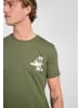 Hummel T-Shirt Hmlpulse Lebensstil Herren in WHITE/GREEN