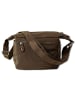 Bag Street Handtasche, Abendtasche Nylon braun ca. 17cm