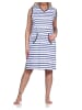 NORMANN Achselträger Nachthemd Strandkleid Streifen - 73445 in marine