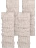 normani normani 2 Paar Strickstulpen mit wärmender Alpakawolle in Beige