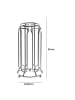 Cheffinger Kaffeekapsel Ständer Halter für 36 Kapseln kompatibel mit in Grau