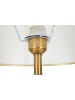 Mauro Ferretti Stehlampe aus weißem und goldfarbenem Metall, Ø 41 x 160 cm