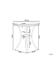 Beliani Gartentisch RIFREDDO in /Blau/Beige - (W) 70 x (H) 76 x (L) 70 cm