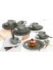 Seltmann Weiden 6er Set Kaffeetassen mit Untertassen Beat Color Glaze 260 ml in Perlgrau