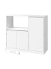 VASAGLE Küchenschrank Kailyn in Weiß - (B)90 x (H)90 x (T)40 cm