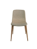 Angel Cerdá Stuhl 4049 in Beige/Walnuss – (B)60 x (H)78 x (T)48 cm
