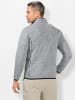 WITT WEIDEN Fleece-Jacke in hellgrau-meliert