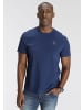 Delmao Rundhalsshirt in blau