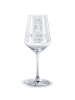 Mr. & Mrs. Panda Glas Rotwein Einhorn Spaziergang mit Spruch in Transparent