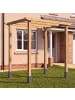 relaxdays 4 x Einschlaghülse in Anthrazit - (B)81 x (H)750 x (T)81 mm