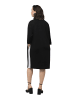 Ulla Popken Midikleid in schwarz