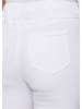 GOLDNER Kurzgröße:  High-Stretch-Jeanshose Damen Jeans Slim Fit LOUISA, Stretch in weiß