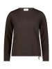 CARTOON Strickpullover mit Rundhalsausschnitt in Dunkelbraun