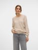 Vero Moda Strickpullover in Oatmeal