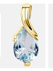 Diamant L'éternel Ohrringe aus 585 Gelbgold mit Topas