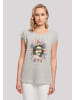 F4NT4STIC Extended Shoulder T-Shirt Sex Pistols God Save The Queen in grau meliert