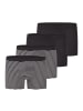 Schiesser Retro Short / Pant Teens Boys 95/5 Cotton in Schwarz / Grau