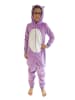 NORMANN Jumpsuit Overall Onesie Schlafanzug Tier - 50991 in Lila