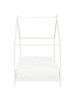 Beliani Kinderbett ORLU in Weiß - (W) 94 x (H) 146 x (L) 207 cm