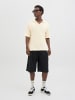Jack & Jones Gestricktes Polo in Antique White