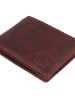 Greenburry Rugged Geldbörse RFID Schutz Leder 12.5 cm brown
