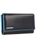 Piquadro Blue Square Geldbörse RFID Leder 16 cm in black