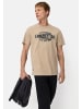 Camel Active T-Shirt mit Motivprint in Beige