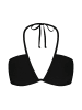 Barts Bikinioberteil mit tiefem Ausschnitt Solid Plunge in Schwarz