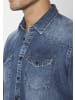 Paddock's Jeanshemd in dark stone