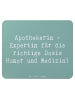 Mr. & Mrs. Panda Mauspad Spruch Apothekerin Humor Expertin mit S... in Meeresbrise