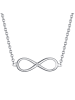 Lulu & Jane Diamant-Kette Infinity aus Sterling Silber mit Diamant in silber