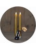 Novaliv Stabkerzen LED mit Timer GOLD 2er indoor mit Timer Funktion 6 Stunden in Gold