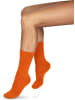 normani 1 Paar Socken Bi-Color in Orange/Türkis