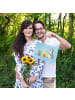 Mr. & Mrs. Panda Schild Pinguin Lagerfeuer ohne Spruch in Eisblau