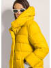 MADELEINE Wattierte Steppjacke mit Volumen-Kragen in sonnengelb