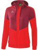 erima Trainingsjacke "Squad Tracktop Jacke Mit Kapuze" in Rot