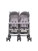 Chipolino Zwillingswagen Double Point in grau