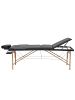 React Massageliege P300 in Schwarz 186x60x85cm