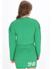 myMo Women Sweater in green white