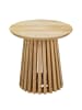 home24 home24 Beistelltisch aus massiver & sandgestrahlter Akazie in Braun, 50 x 50 x 50 cm in Braun