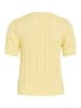Vila Strickoberteil in Pastel Yellow