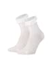 Yuhu Kinder Mädchen Socken 3er Pack mit Rüschen in Weiß